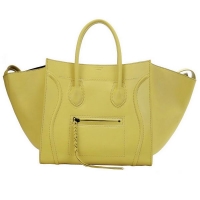 Celine Phantom Original Leather Bags Lemon