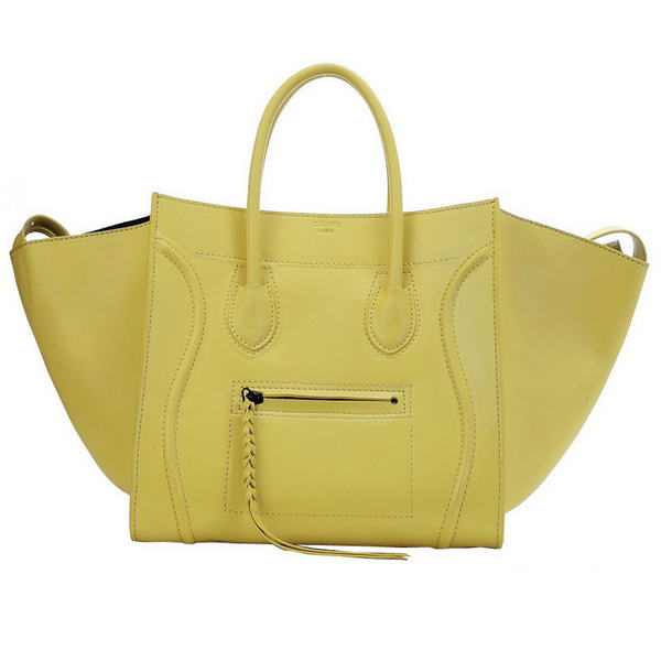 Celine Phantom Original Leather Bags Lemon