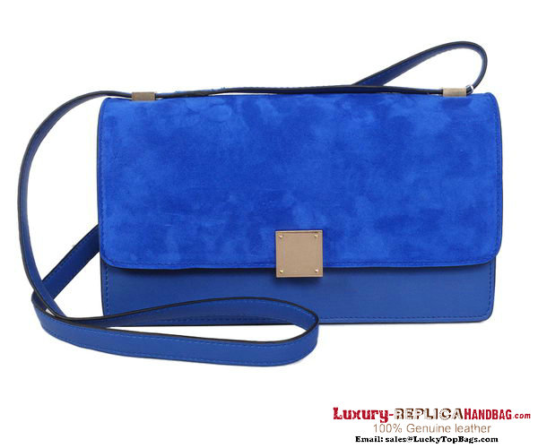 Celine Case Bag Nubuck Leather 17081 12072 Blue