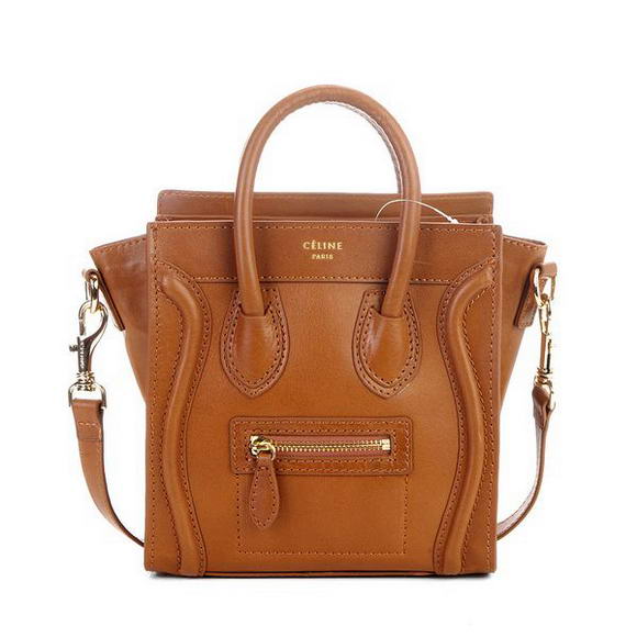 Celine Luggage Mini 165213MBA in Original Leather Tan