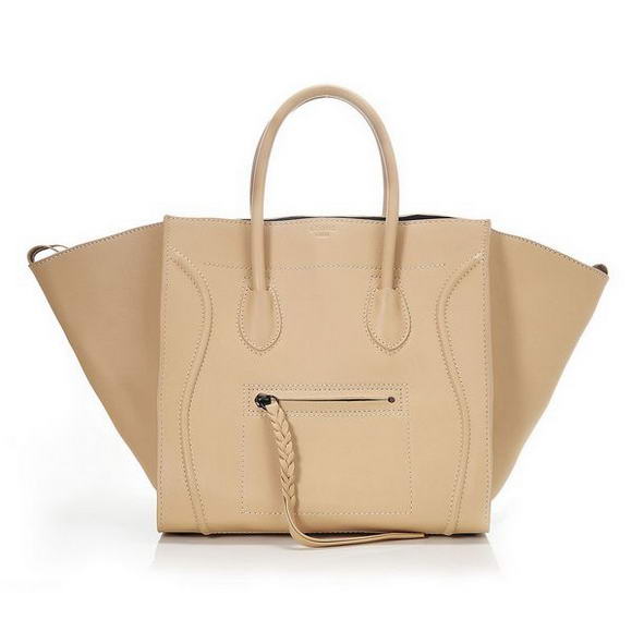 Celine Phantom Original Leather Bags Cream