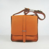 Hermes Orange Cow Le...