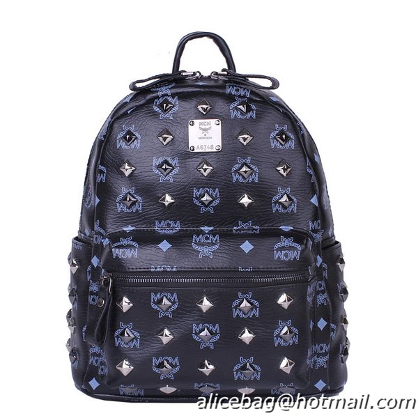 MCM Stark Studded Small Backpack MC2089S Black