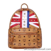 MCM Small Flag of UK Backpack MC5173S Wheat