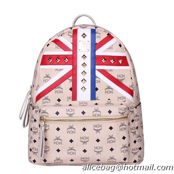 MCM Medium Flag of UK Backpack MC5173 Beige