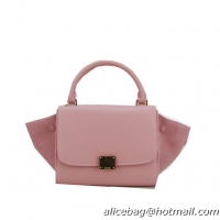 Celine Nano Trapeze Bag Ferrari&Nubuck Leather C88038 Pink