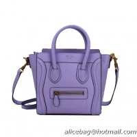 Celine Luggage Nano Bag Original Leather CL88029 Lavender