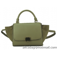 Celine Nano Trapeze Bag Nubuck Leather C88038 Brownness