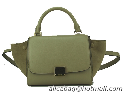 Celine Nano Trapeze Bag Nubuck Leather C88038 Brownness