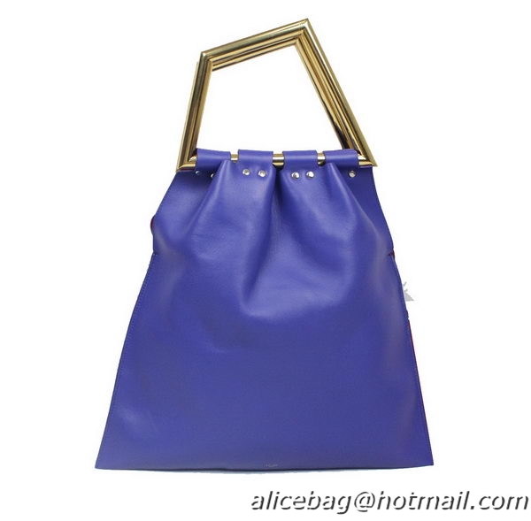 Celine Original Leather Tote Bag C2010 Violet