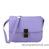 Celine Classic Box Small Flap Bag Calfskin 88007 Lavender