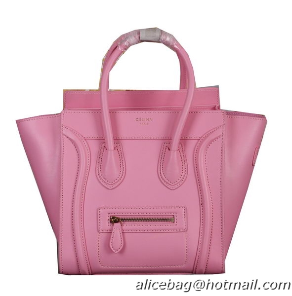 Celine Luggage Micro Bag Original Calfskin Leather C3308 Pink