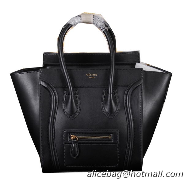 Celine Luggage Micro Bag Original Calfskin Leather C3308 Black