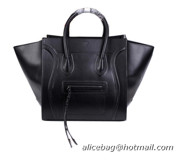 Celine Luggage Phantom Shopper Bags Ferrari Leather CL3341 Black