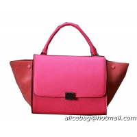 Celine Trapeze Top Handle Bag Original Grainy Leather 3342 Rose