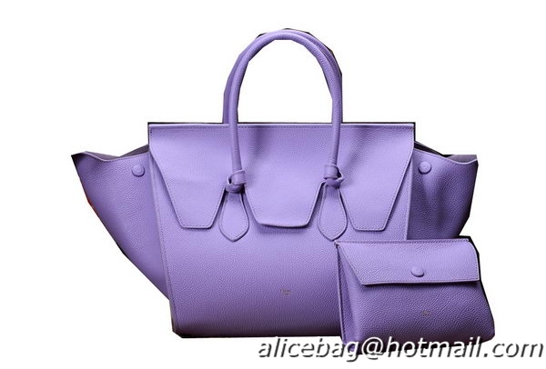 Celine Tie Nano Top Handle Bag Original Leather C3052 Lavender