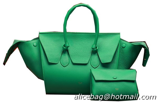 Celine Tie Nano Top Handle Bag Original Leather C3052 Green