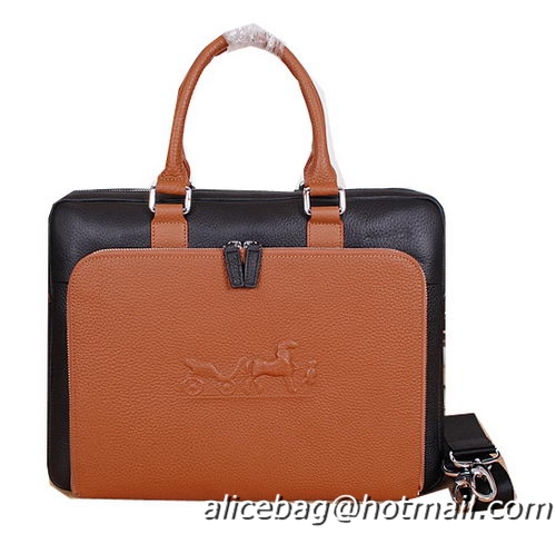 Hermes Briefcase Original Calf Leather H3005 Black