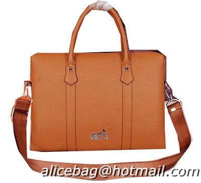 Hermes Briefcase Original Calf Leather HM2285 Wheat