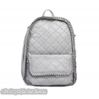 Stella McCartney Falabella PVC Fold Over Backpack 879 Grey