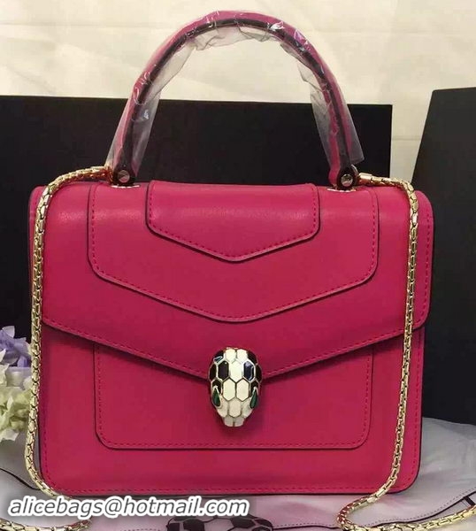 BVLGARI Serpenti Forever Bag Original Leather BG48042 Rose