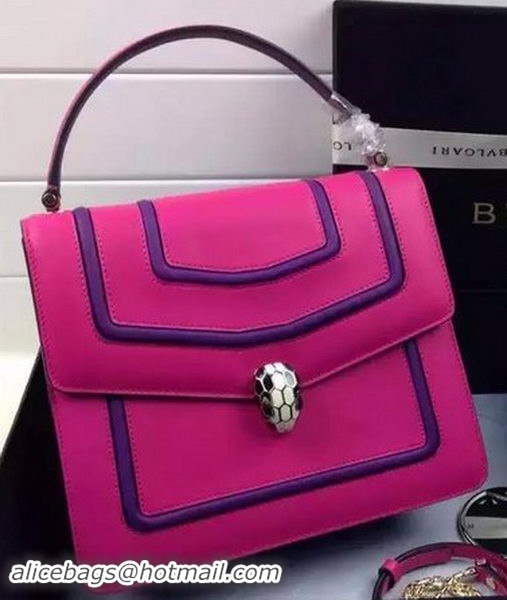 BVLGARI Serpenti Forever Bag Original Leather BG39206 Rose