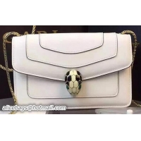 BVLGARI Small Shoulder Bag Calfskin Leather BG5573 OffWhite