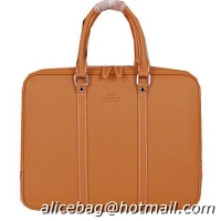 Hermes Briefcase Original Calf Leather HM086 Wheat