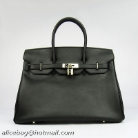 Hermes Birkin 35CM Box Calf Leather Bag 6089 black