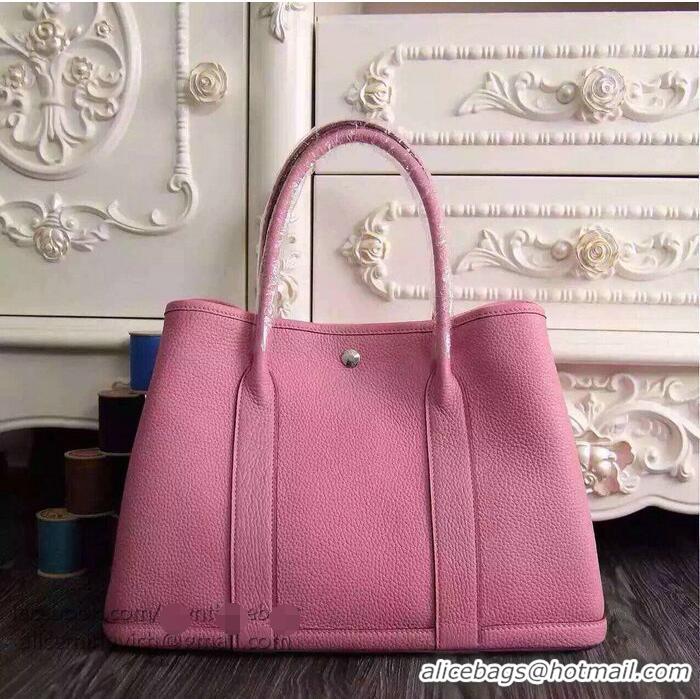 Fashion Luxury Hermes Garden Party 36cm 30cm Tote Bag Original Leather A129L Pink