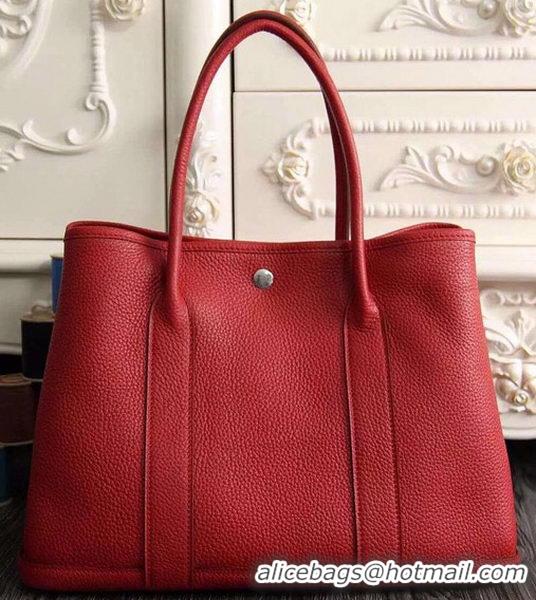 Fashion Hermes Garden Party 36cm 30cm Tote Bag Original Leather A129L Red