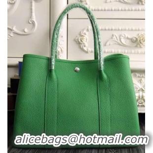 Buy New Cheap Hermes Garden Party 36cm 30cm Tote Bag Original Leather A129L Green