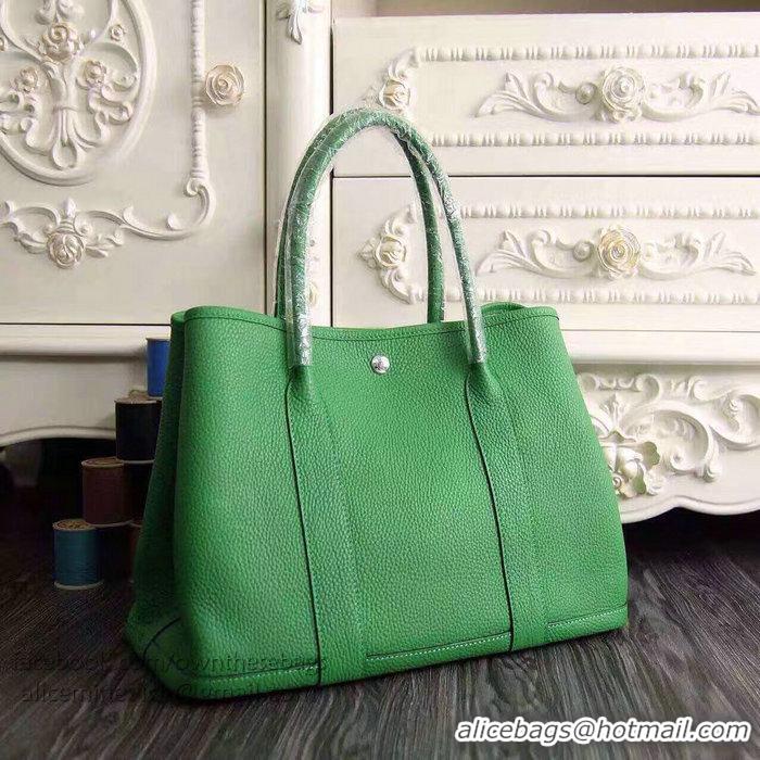 Buy New Cheap Hermes Garden Party 36cm 30cm Tote Bag Original Leather A129L Green