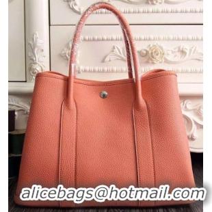 Good Quality Hermes Garden Party 36cm 30cm Tote Bag Original Leather A129L Light Pink