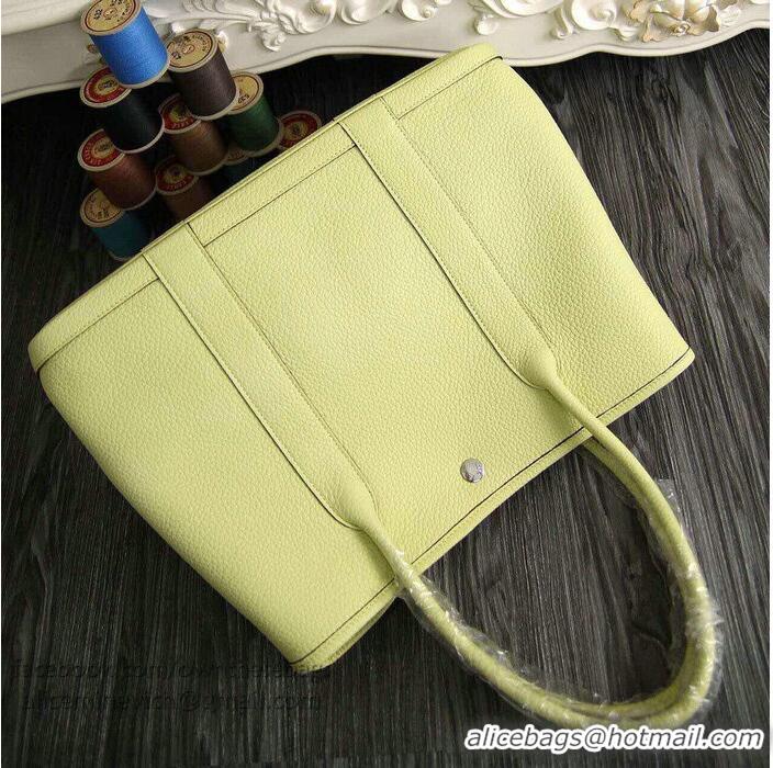 Discount Fashion Hermes Garden Party 36cm 30cm Tote Bag Original Leather A129L Light Yellow