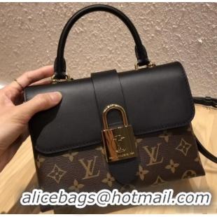 Sophisticated Louis Vuitton Monogram Canvas and Leather Locky BB Bag M44141 Noir 2019