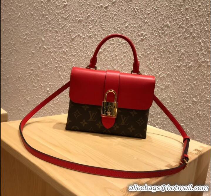 Good Quality Louis Vuitton Monogram Canvas and Leather Locky BB Bag M44322 Coquelicot 2019