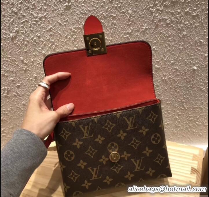 Good Quality Louis Vuitton Monogram Canvas and Leather Locky BB Bag M44322 Coquelicot 2019