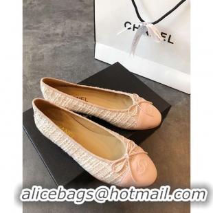 OUTLETS Chanel Classic Bow Flats Ballerinas Tweed G18015