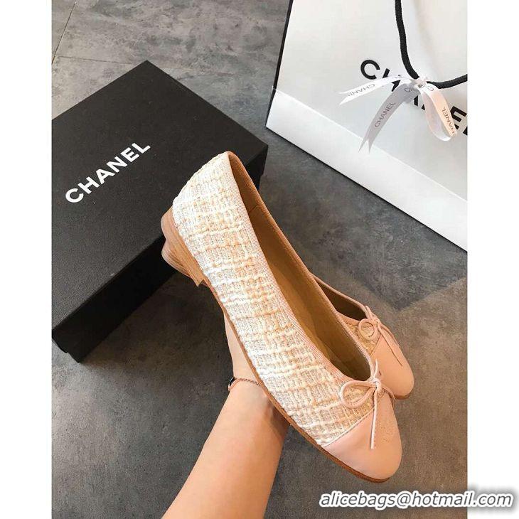 OUTLETS Chanel Classic Bow Flats Ballerinas Tweed G18015