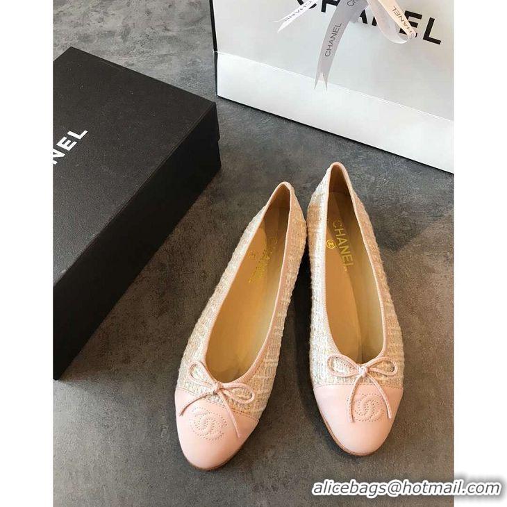 OUTLETS Chanel Classic Bow Flats Ballerinas Tweed G18015