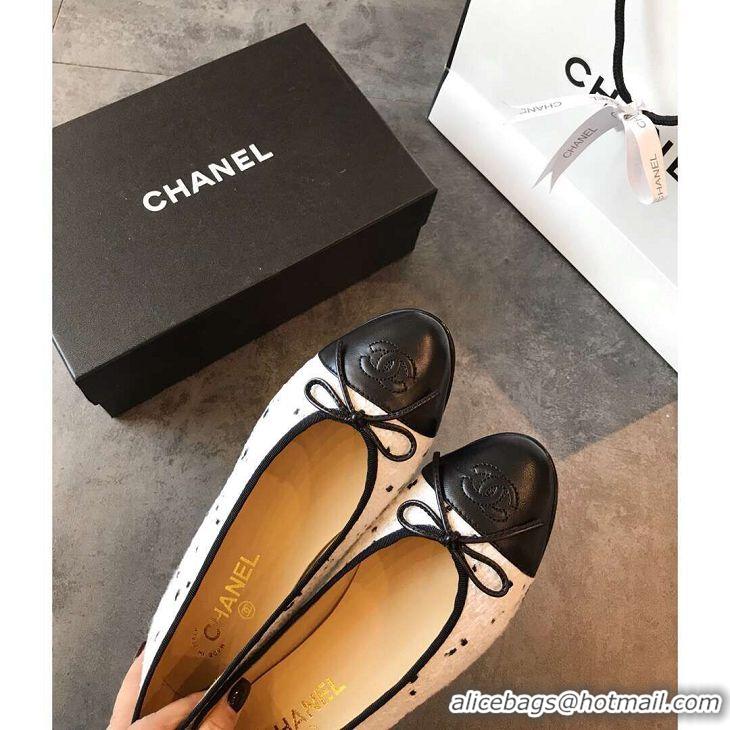 New Design Chanel Classic Bow Flats Ballerinas Tweed G18017