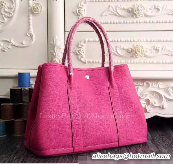 Discount Hermes Garden Party 36cm 30cm Tote Bag Original Leather A129L Rose