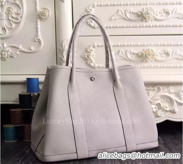 Cheapest Hermes Garden Party 36cm 30cm Tote Bag Original Leather A129L OffWhite