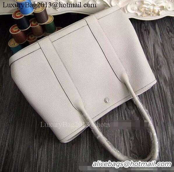 Cheapest Hermes Garden Party 36cm 30cm Tote Bag Original Leather A129L OffWhite