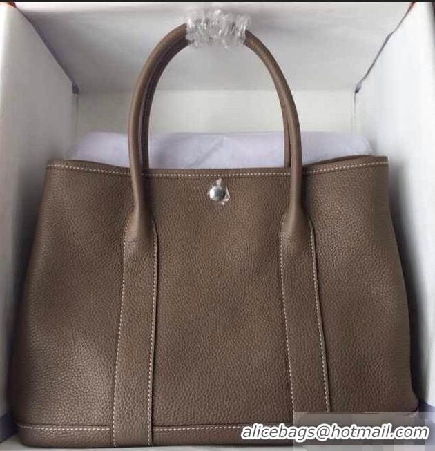 Best Quality Hermes Leather Garden Party Medium Bag H74001 Camel