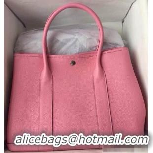 Affordable Price Hermes Leather Garden Party Medium Bag H74001 Pink