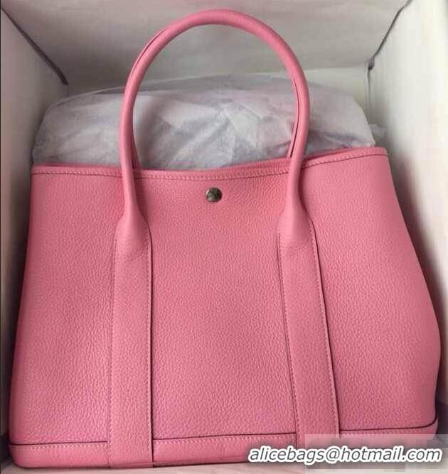 Affordable Price Hermes Leather Garden Party Medium Bag H74001 Pink