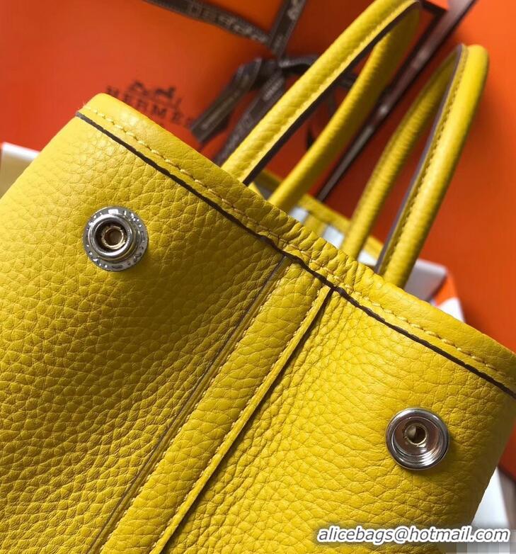 Discount Fashion Hermes Calfskin Garden Party 30/36 Bag H12601 Yellow