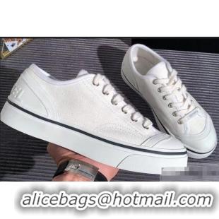 Lower Price Chanel Logo Sneakers G34760 Fabric White 2019